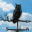 Black Metal Weather Vane Wind Indicator Weathercock Garden Shed House Decoration 5
