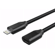 Lightning Cable Extension 6ft For Iphone Ipad, Apple Mfi Certified Iphone Extension Cord Female To Male Connector Pass Audio Video