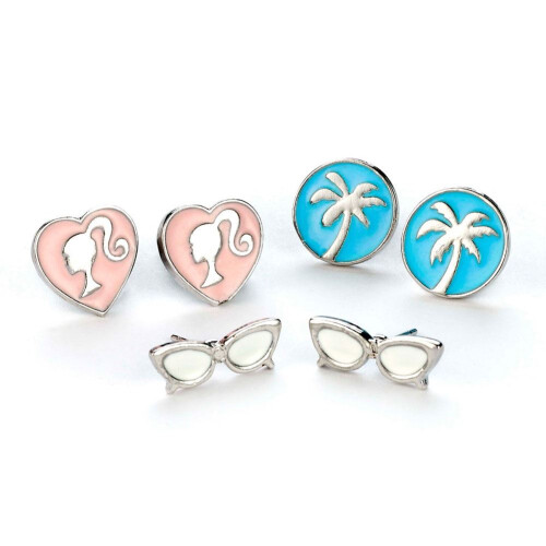 Barbie Barbie Set Of Three Classic Stud Earrings