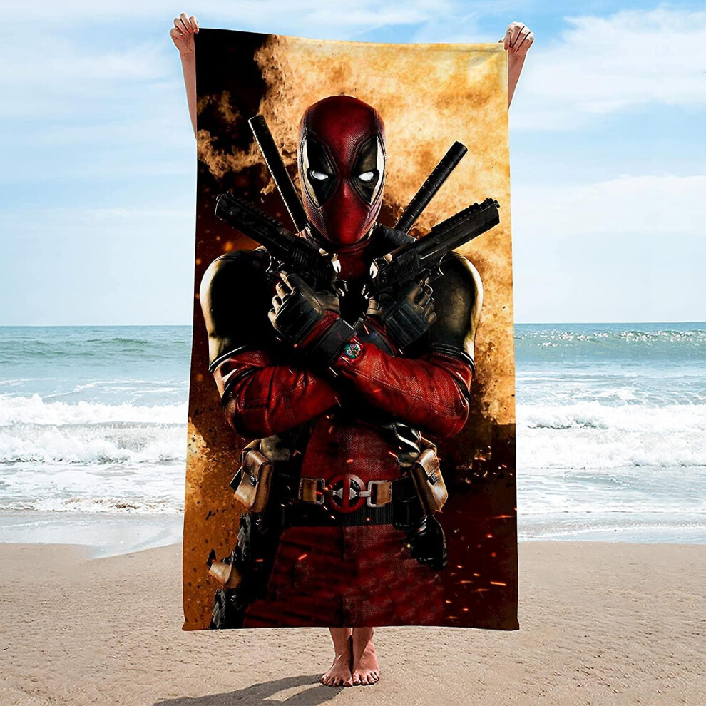 Deadpool Beach Towel Microfiber Towels Lightweight Quick Dry Pool Towel Soft Gym Towel Super Absorbent Bath Towel For Dults Kids Travel