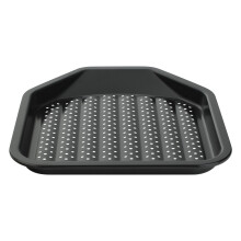 Prestige Inspire Oven Chip Tray in Black Steel Rectangular Non Stick Bakeware