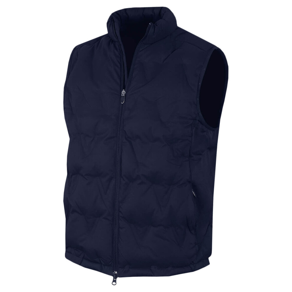 (XXL, Peacoat) Callaway Golf Mens 2024 Chev Welded Quilted Thermal Swing Tech Vest Gilet