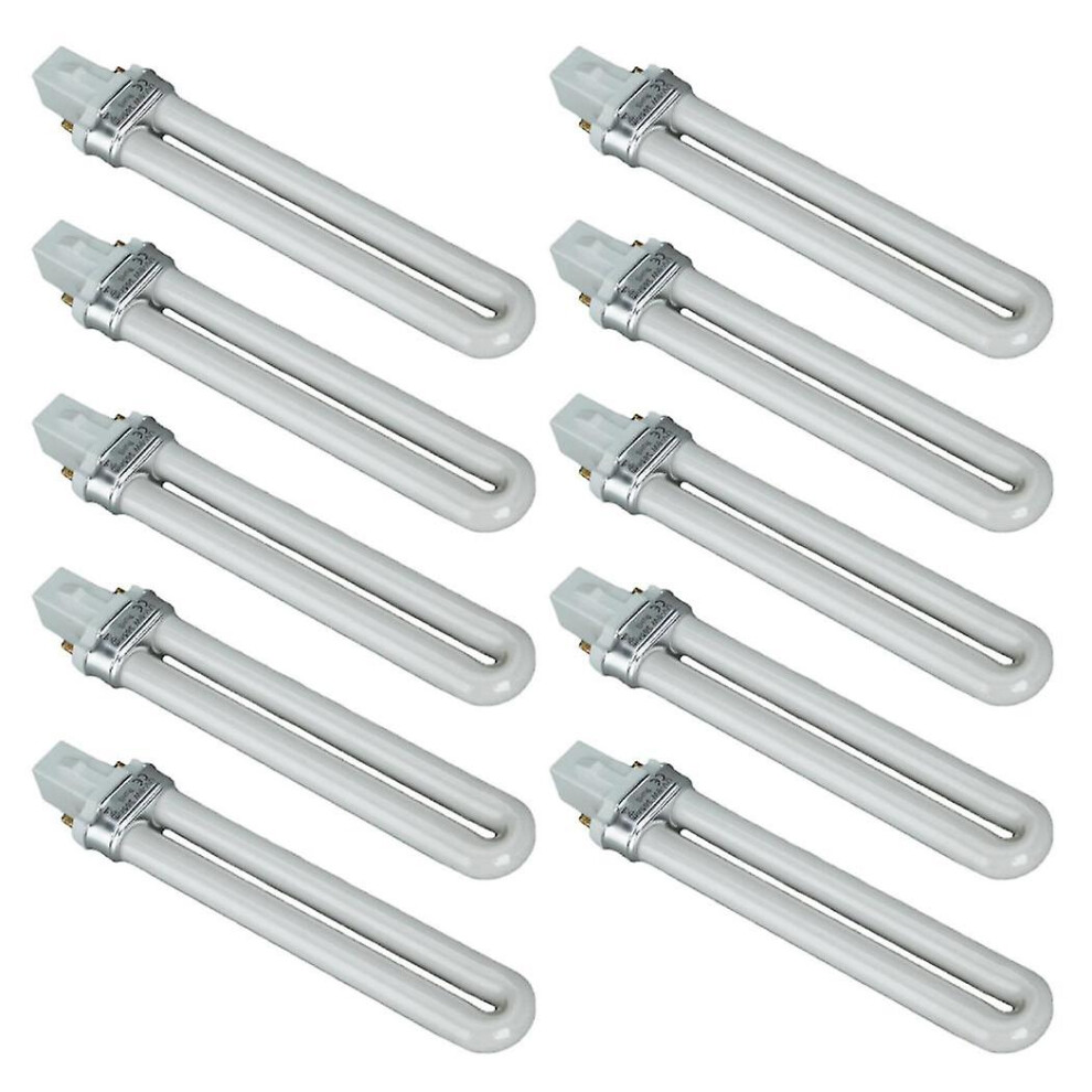 10x 9w Nail Uv Machine 365nm Lamp Bulb Tube