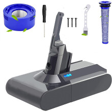 Upgraded 6.0ah V8 Battery Compatible Compatible V8 Animal/absolute/motorhead/fluffy/sv10 Handheld Cordless Vacuum Cleaner Li-ion 967834 05 Battery Wi
