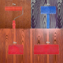 Wood Grain Tools, 4pcs Wood Grain Roller Painting Tools Texture Pattern With Handles Texture Tool P
