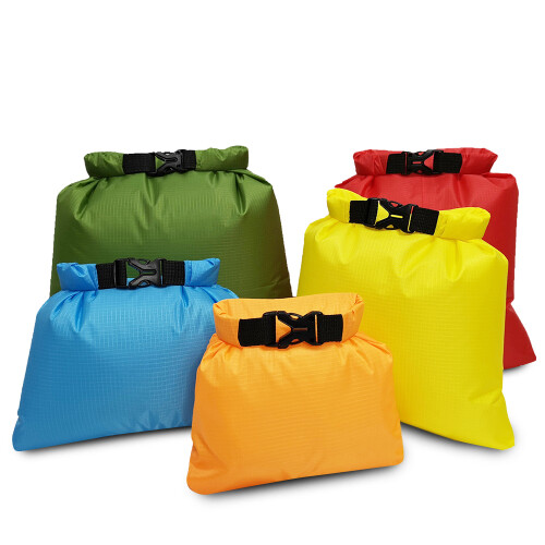 (two) 5 PCS Waterproof Bag Set Storage Roll Top Dry Bag Set