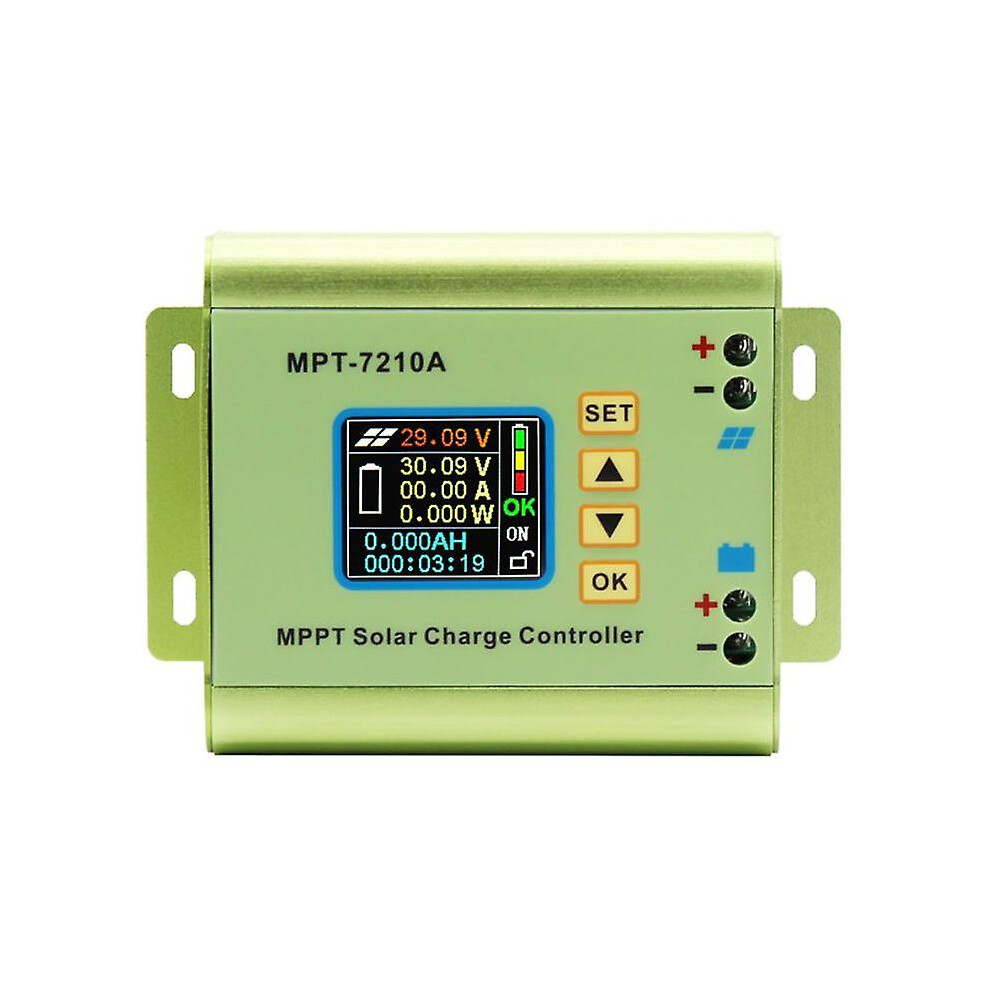 Digital Mppt Solar Charge Controller For Lithium Battery 24V / 36V / 48V / 60V / 72V Battery Pack Output 0-10A Mpt-7210A 9324781319597