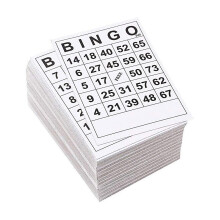Classic Bingo Cards 0-75 Fun Family Card Game Bingo Tickets Games For Family Adults Kids