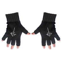 Ghost Unisex Adult Ghost Cross Fingerless Gloves