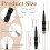 100 Pcs Micro Eyebrow Brush With Cap Brow Lamination Brush Eyelash Brow Brush 3