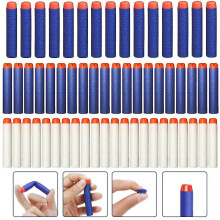 Huamade 10/50/100pcs For Nerf Bullets Eva Soft Hollow Hole Head 7.2cm Refill Bullet Darts For Nerf Toy Gun Accessories For Nerf Blasters
