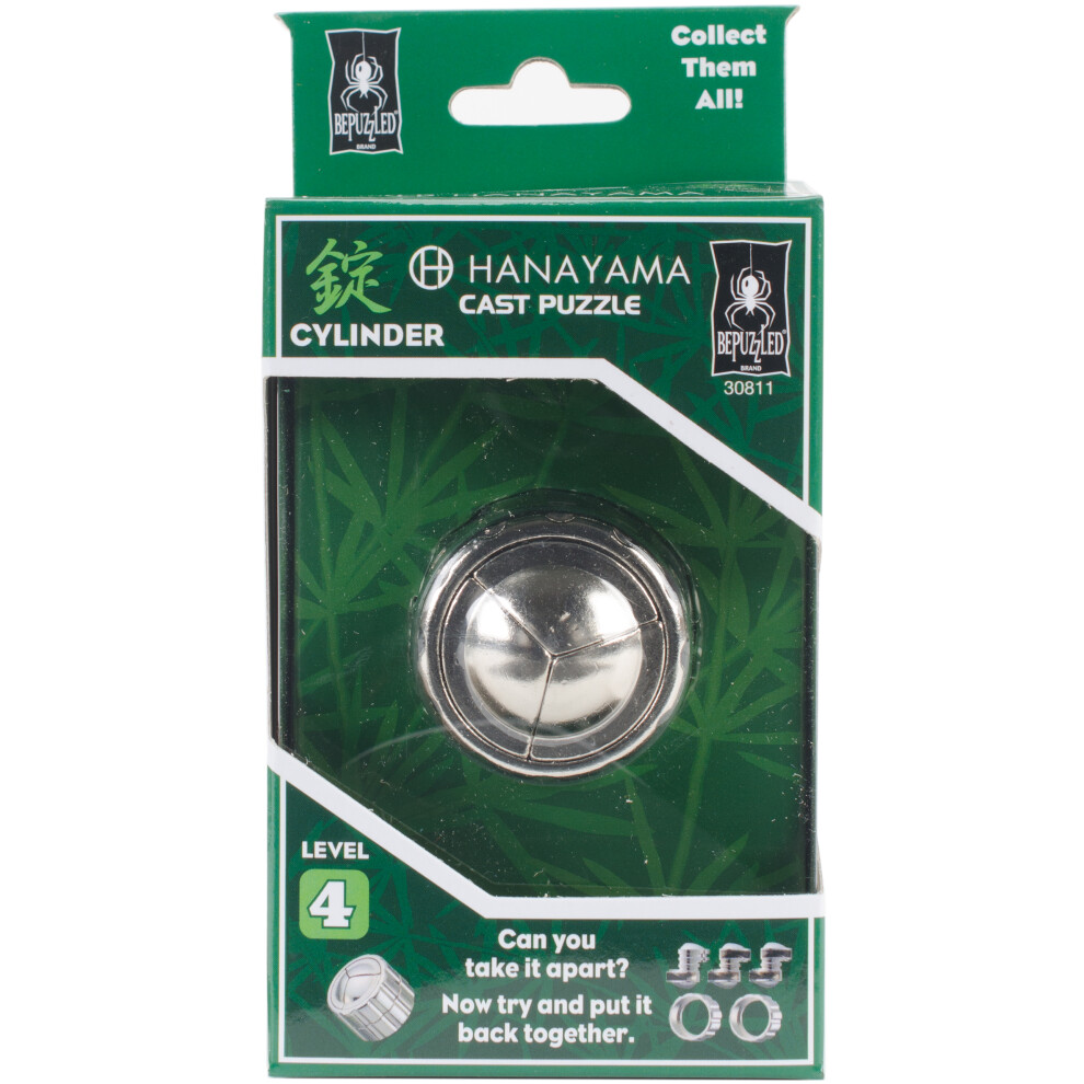 BePuzzled Hanayama Cast Puzzle-Cylinder Level 4 HANAYAMA-30811-image-OPC-PKY7Y2-NEW