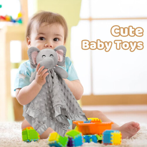 Une serviette pour bébé éléphant peut être utilisée pour une poupée bonnet. 1