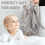 Une serviette pour bébé éléphant peut être utilisée pour une poupée bonnet. 3