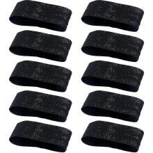 10 Pcs Black Armbands Football, Elastic Black Armbands Mourning Band, Loop Closure Sports Exercise Armbands, Black Arm Bands For Football, Running, Re