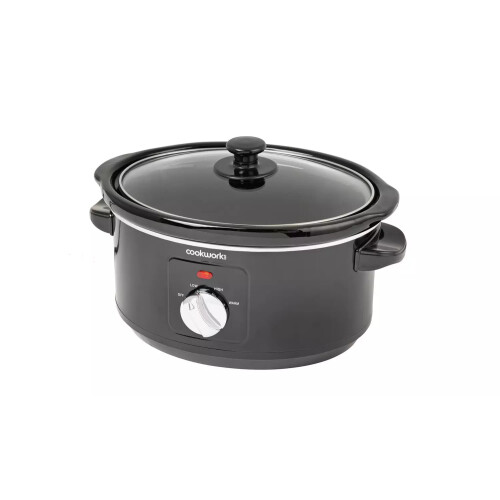 Cookworks 3.5L Slow Cooker - Black