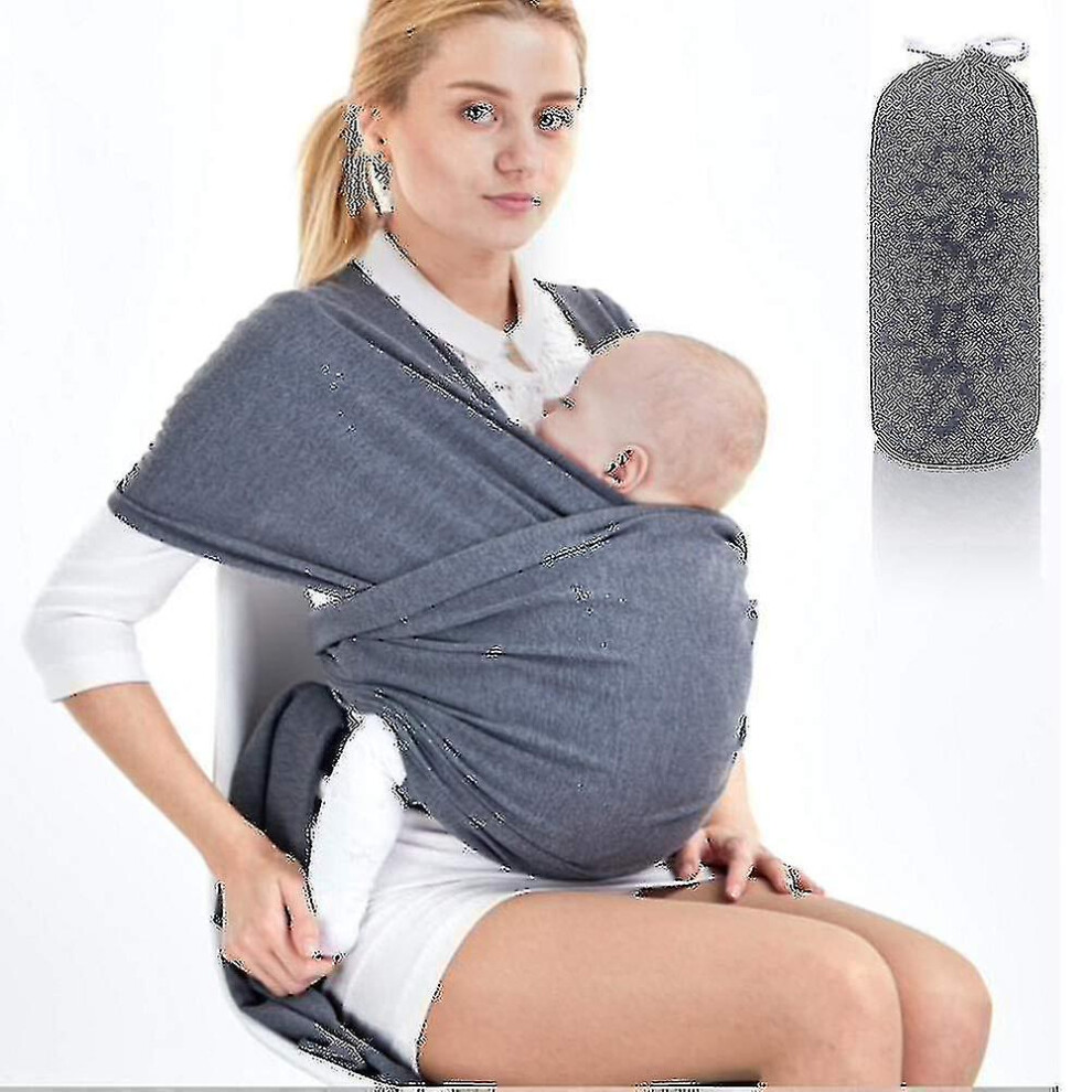 Baby Sling, High-Quality Baby Belly Carrier, Elastic Sling For Newborns And Toddlers Up To 15 Kg, 10 Dark