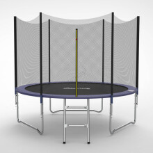 (8ft) GALACTICA Trampoline Set 6 8 10 12 14 FT Round Outdoor Safety Net Enclosure Ladder