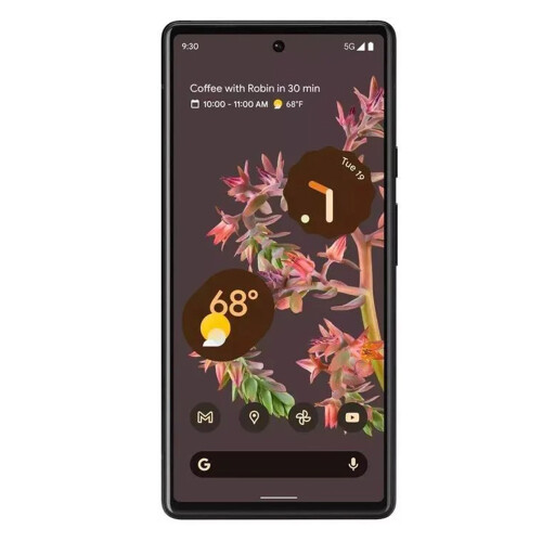Refurbished Google (Black, 8GB+128GB) Smartphone Google Pixel 6 Nano-Sim + E-Sim 2
