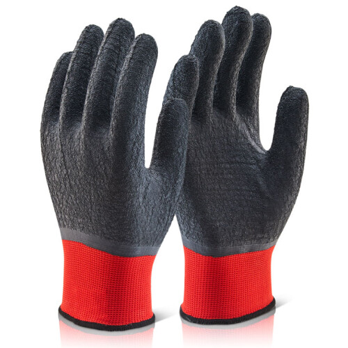 BEESWIFT MULTI PURPOSE FULLY COATED POLY GLOVES BLACK L