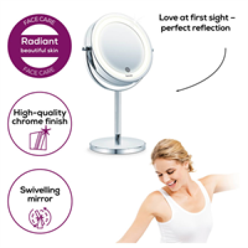 Beurer Specchio cosmetico illuminato 13 cm BS 55