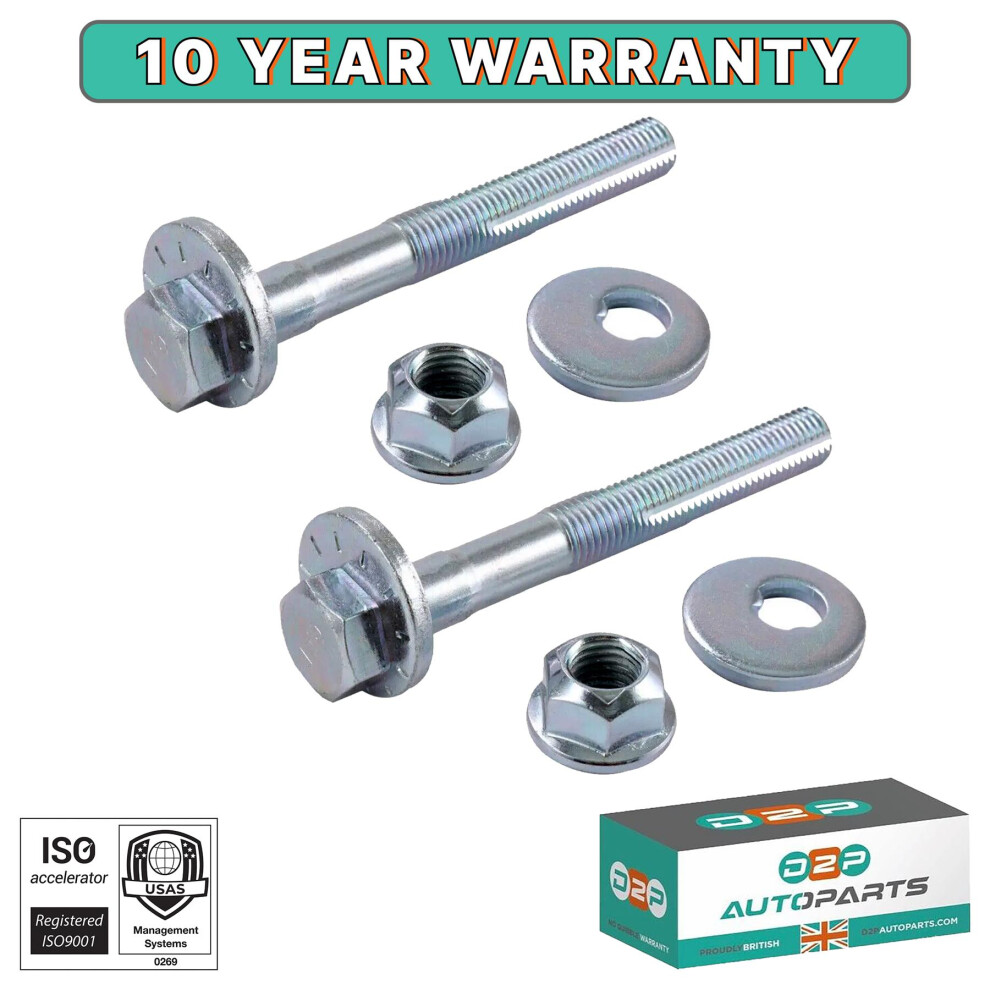 D2p 2X Rear Suspension Camber Arm Bolt Kit For Opel / Vauxhall Insignia 24422973