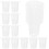 60pcs Plastic Net Pots Hydroponics Netting Pots Small Planting Baskets Plant Fix Baskets Net Pots 1