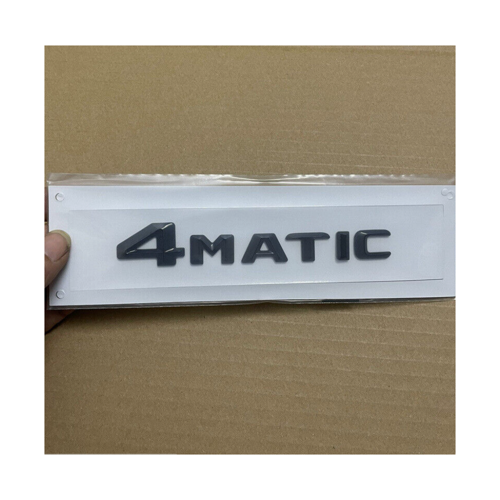 4Matic Rear Boot Lid Trunk Badge Emblem For Mercedes Benz Gloss Black 8381923454289