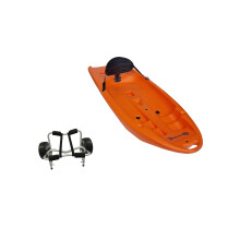 (Orange) Child's Sit On Top Kayak 1.8M & Trolley