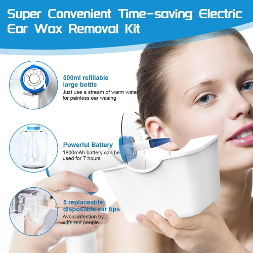 Kit d'épilation du cérumen, épilation électrique rechargeable 1