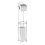 Bathroom Free Standing Chrome Toilet Paper Holder Loo Roll Storage Frame Silver 1