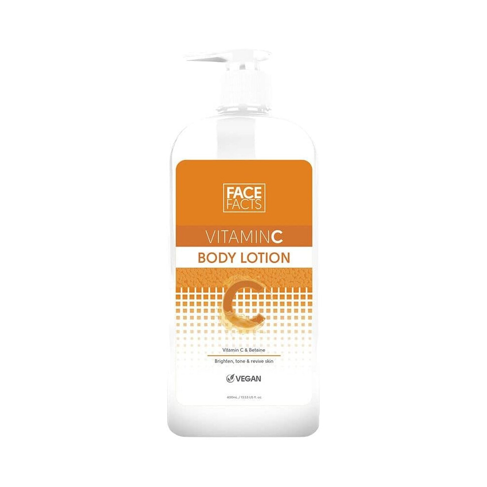 Face Facts Vitamin C Body Lotion | Brighten + Revive | 400ml
