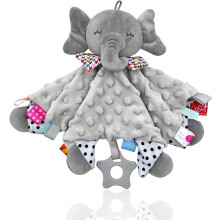 Baby bean fleece comforter baby can bite into the sleep device