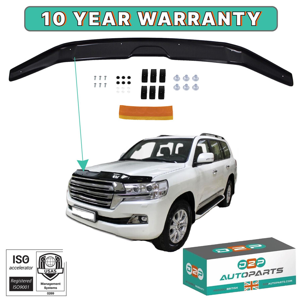 Front Bonnet Wind Stone Deflector Protector Guard For Toyota Land Cruiser J200 5060520802480