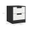 Homcom HOMCOM 2 Drawer Bedside Tables Set of 2 with Storage Nightstands for Bedroom 2