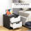 Homcom HOMCOM 2 Drawer Bedside Tables Set of 2 with Storage Nightstands for Bedroom 4