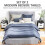 Homcom HOMCOM 2 Drawer Bedside Tables Set of 2 with Storage Nightstands for Bedroom 3