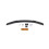 FRONT BONNET WIND STONE DEFLECTOR PROTECTOR GUARD FOR TOYOTA HILUX 2012-2015 4