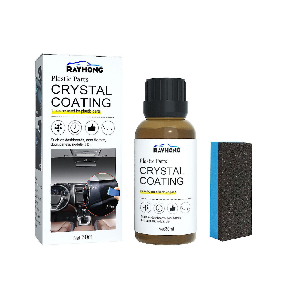 Plastic Parts Crystal Coating,Repair Agent For Car Plastics,Excellent Car Plastic Treatment 9324781404309