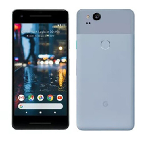 Refurbished Google (Blue, 64GB) Smartphone Google Pixel 2 Single Sim