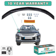 FRONT BONNET GUARD PROTECTOR BUG SHIELD VISOR FOR MITSUBISHI L200 MK4 KJ/KK/KL