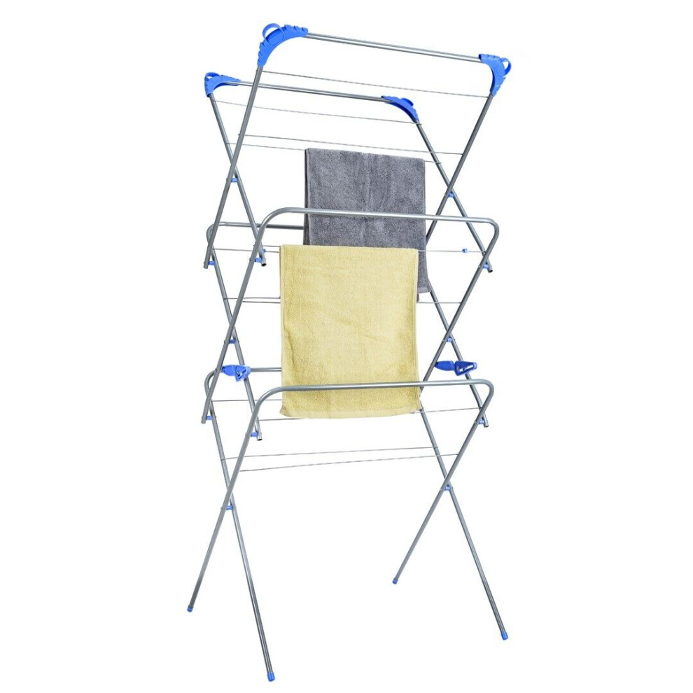 Clothes Drying Rack, 3 Tier Indoor Clothes Airer, Non Slip