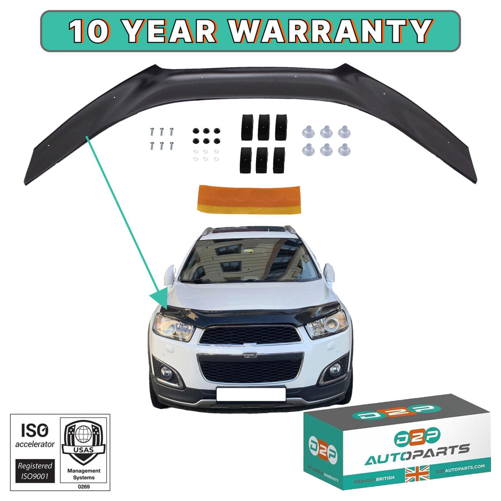 Bonnet Hood Guard Deflector Protector For Chevrolet Captiva Mk2 C100 5060520802275