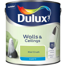 Dulux Walls & Ceilings Matt Emulsion Paint, Kiwi Crush, 2.5 Litres