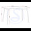 Seconique Balfour Dining Set Table and 4 Chairs in White and Oak Effect with Grey Fabric 3