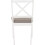 Seconique Balfour Dining Set Table and 4 Chairs in White and Oak Effect with Grey Fabric 9