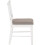 Seconique Balfour Dining Set Table and 4 Chairs in White and Oak Effect with Grey Fabric 11