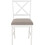 Seconique Balfour Dining Set Table and 4 Chairs in White and Oak Effect with Grey Fabric 13