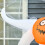 Homcom HOMCOM LED Floating Ghost Pumpkin Halloween Decoration Mains Powered Vivid 6FT 7