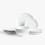 (18pc set) Dinner Set Plate Bowl Porcelain White Coupe 1